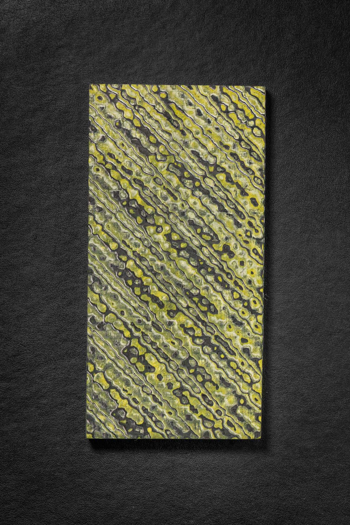 Black, Yellow (0.5:1) Single Side Damascus