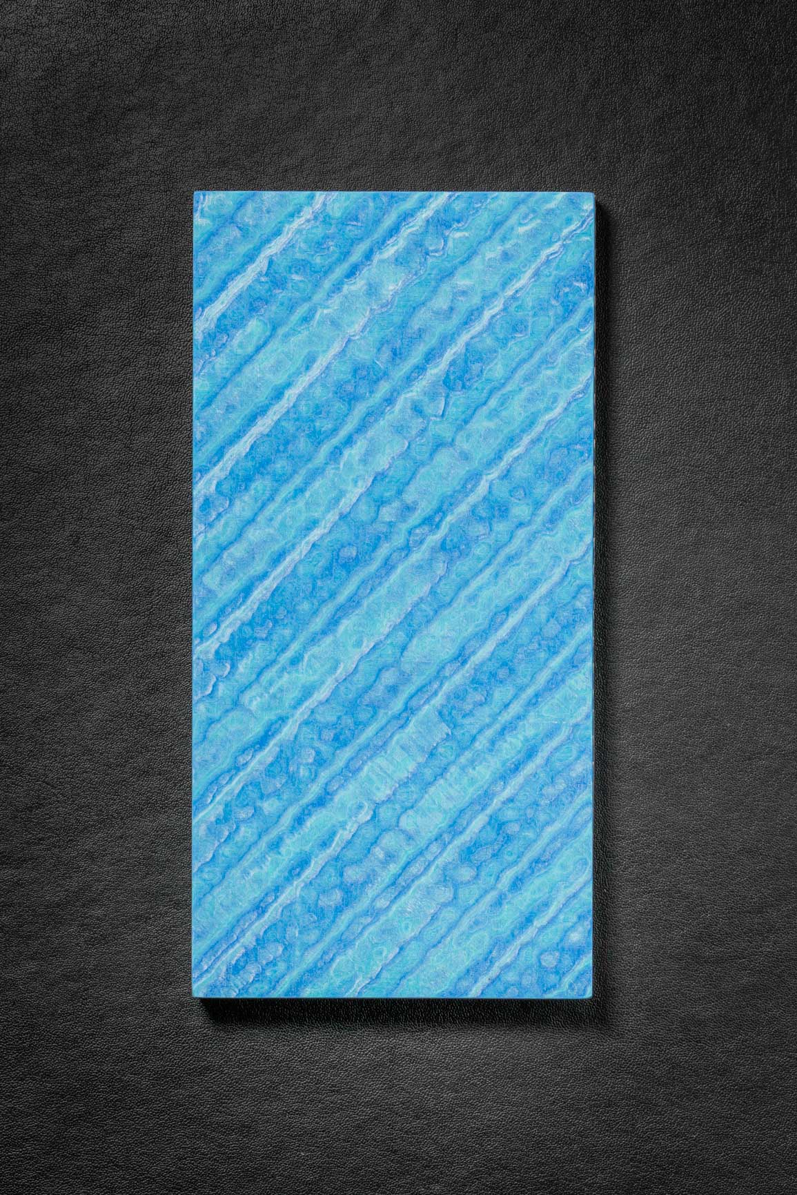 Tiffany, Dark Blue (1:1) Double Side Damascus