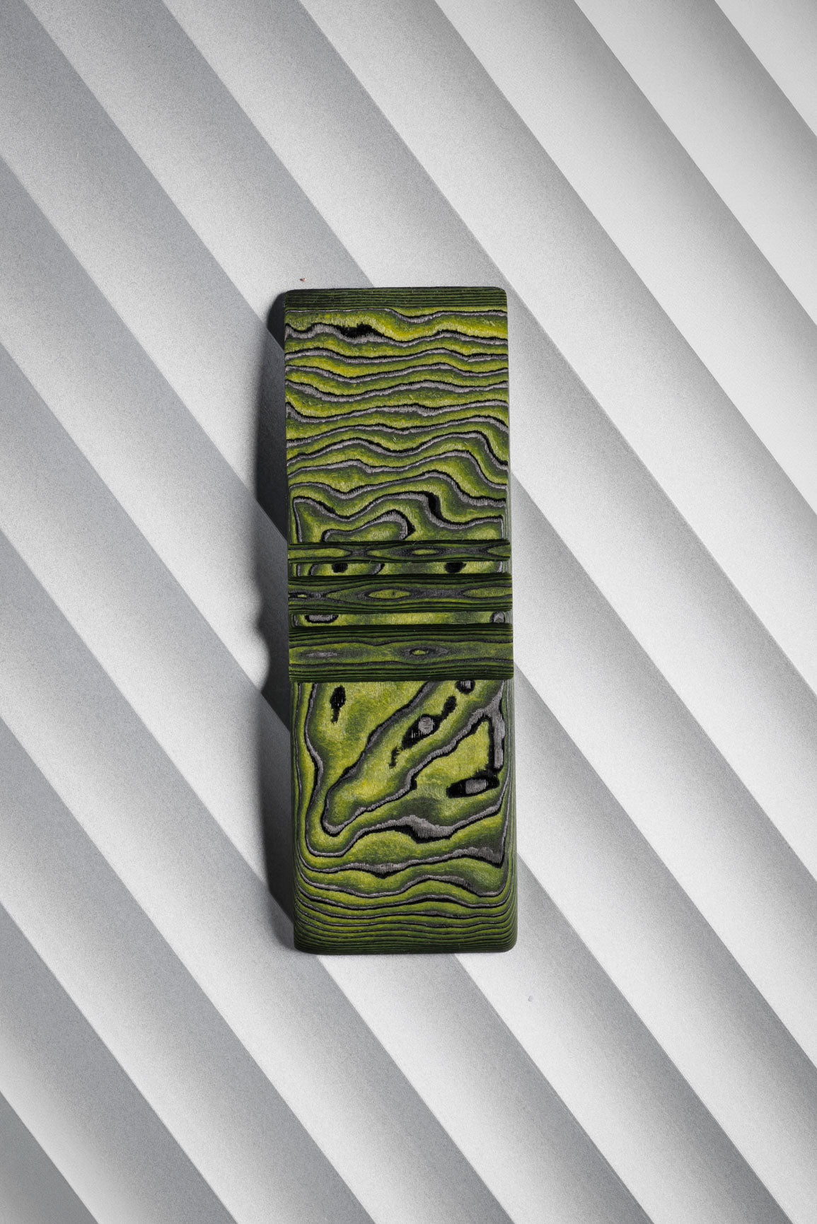 Black, Yellow (0.5:1) Single Side Damascus
