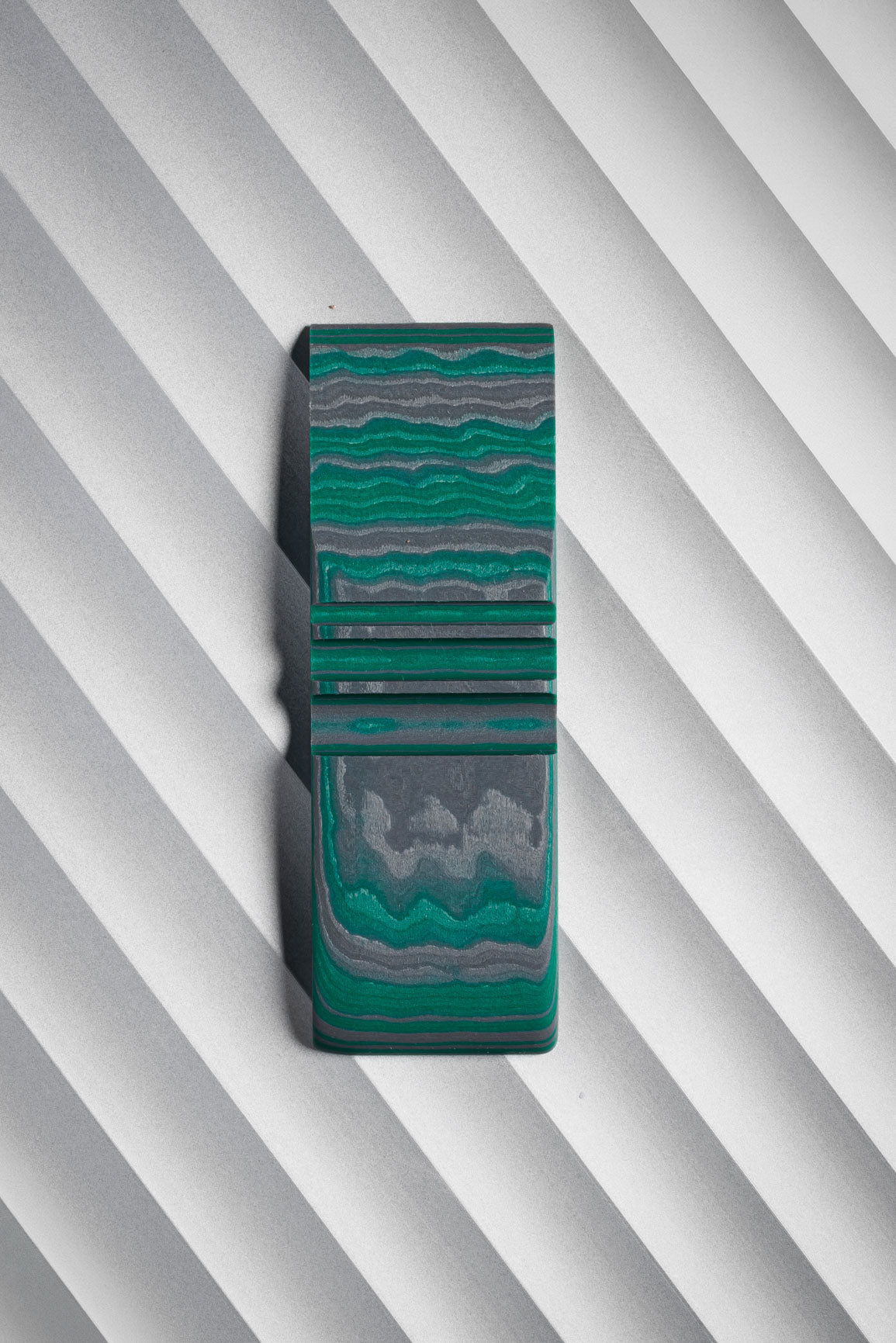 Grey, Dark Green (3:2:1:3:2:1) Flat
