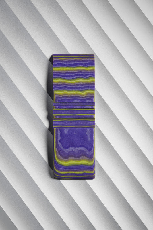 Purple, Neon Green (3:1) Flat