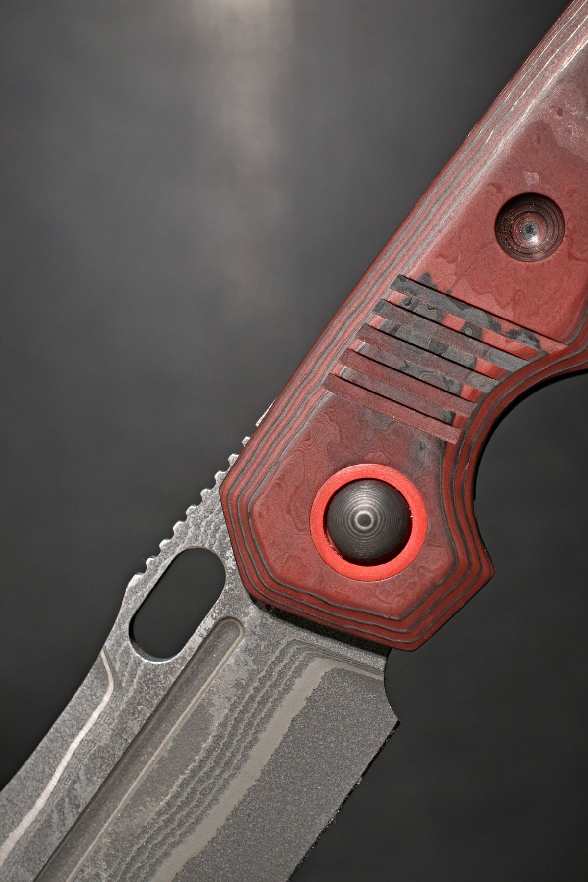 Scourged Earth with MorphTPC Red & Black (2:0.5) Angle Cut by David Mosier