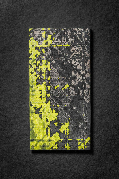 Black, Neon Green (4:1) Flat