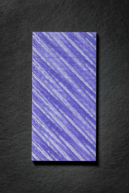 Purple, White (2:1) Double Side Damascus