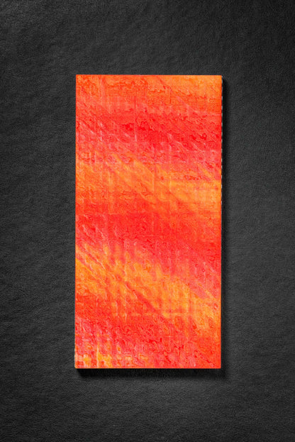 Red, Orange, Yellow (1:1:1) Angle Cut