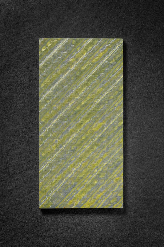 Grey, Yellow (1:1) Double Side Damascus