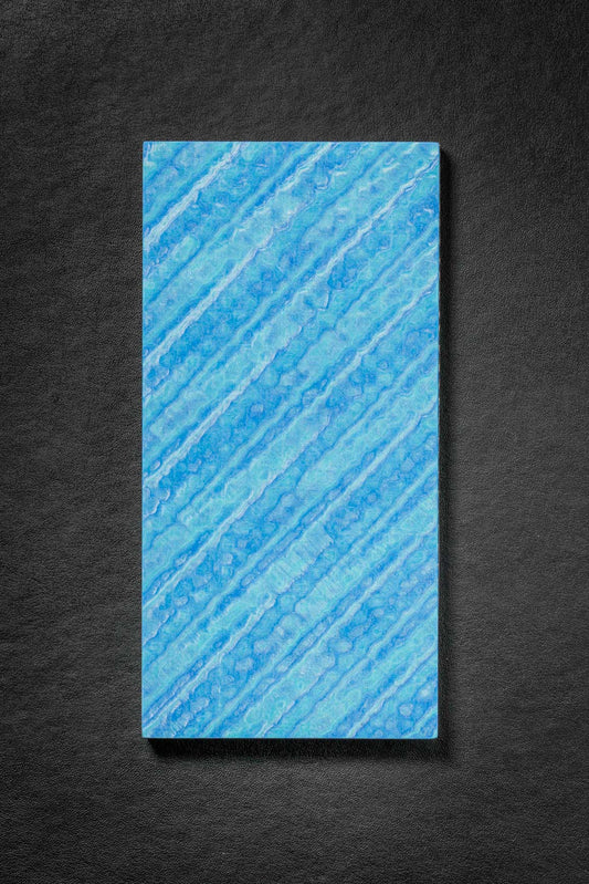 Tiffany, Dark Blue (1:1) Double Side Damascus