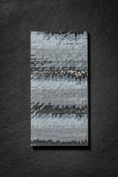 Black, Grey, White (1:1:1) Angle Cut