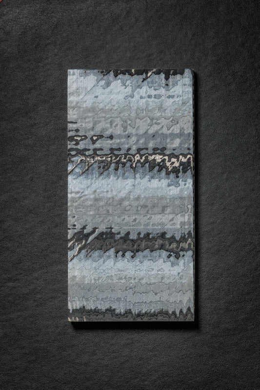 Black, Grey, White (1:1:1) Angle Cut