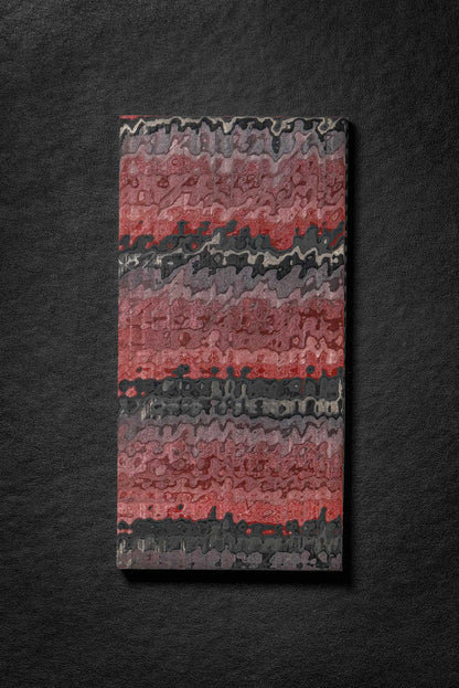 Black, Red (1:2) Angle Cut