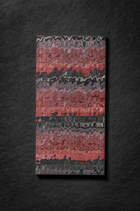 Black, Red (1:2) Angle Cut