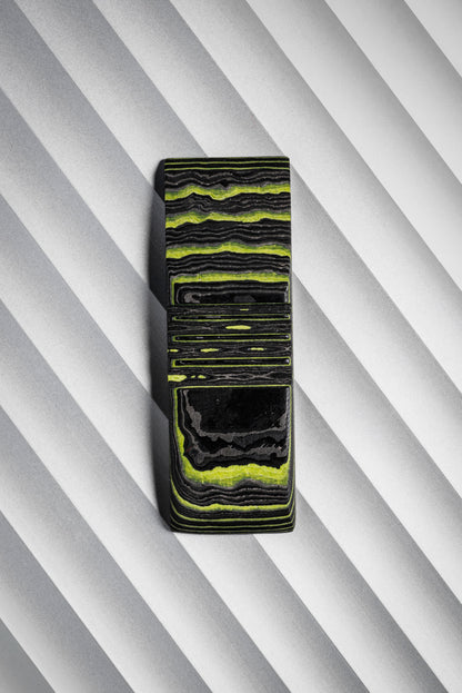 Black, Neon Green (4:1) Flat