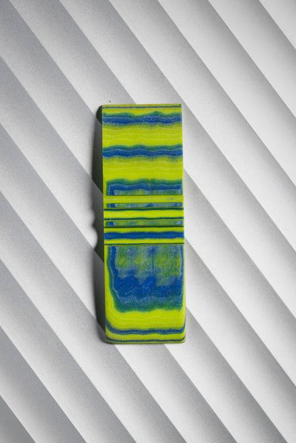 dark blue & neon green (2:4) Flat