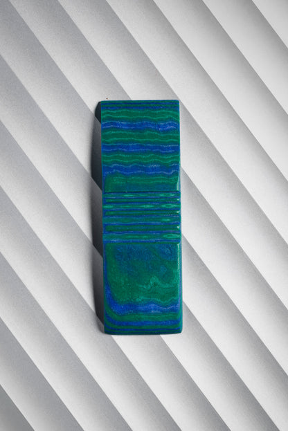 Dark Green, Dark Blue (2:2) Flat