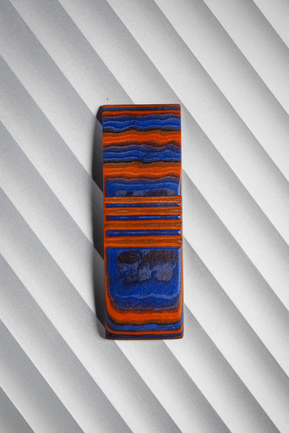 Dark Blue, Orange (4:2) Flat