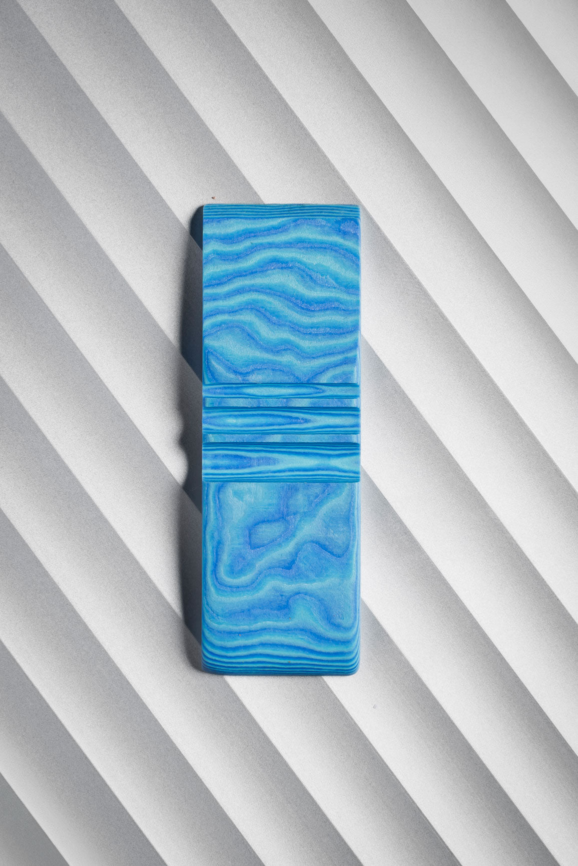 Tiffany, Dark Blue (1:1) Double Side Damascus