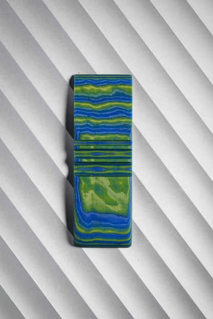 Yellow, Dark Blue (1:3) Flat