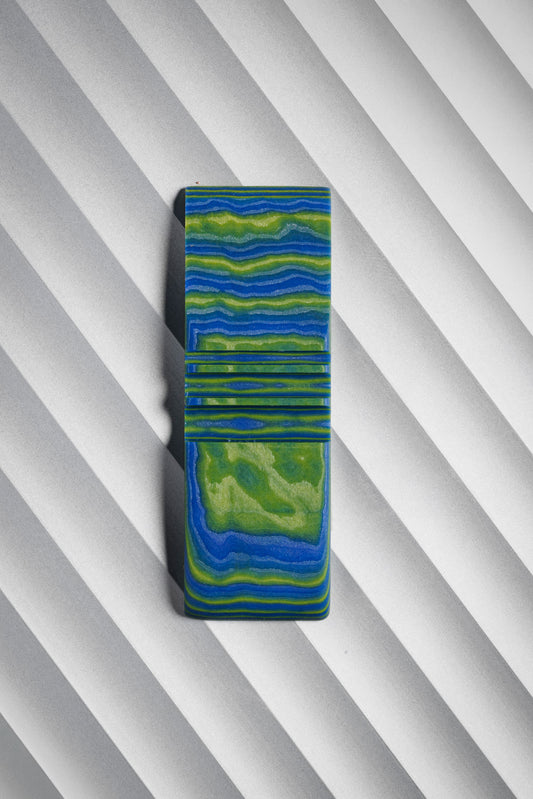 Yellow, Dark Blue (1:3) Flat