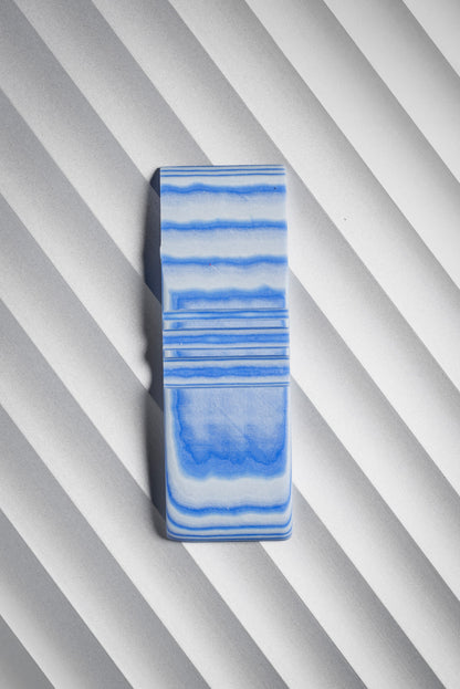 Dark Blue, White (1:3) Flat