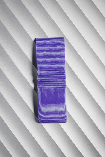 Purple, White (2:1) Flat
