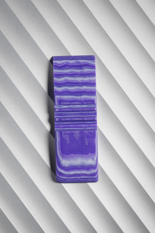 Purple, White (2:1) Flat