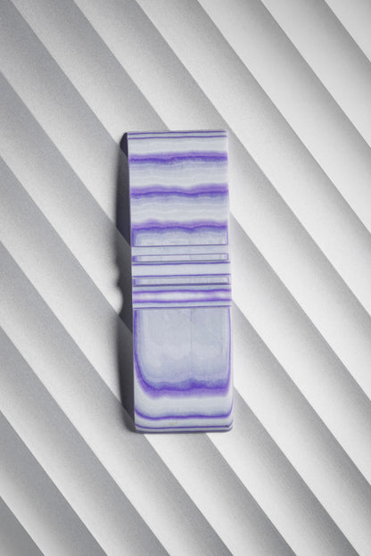 Purple, White (1:4) Flat