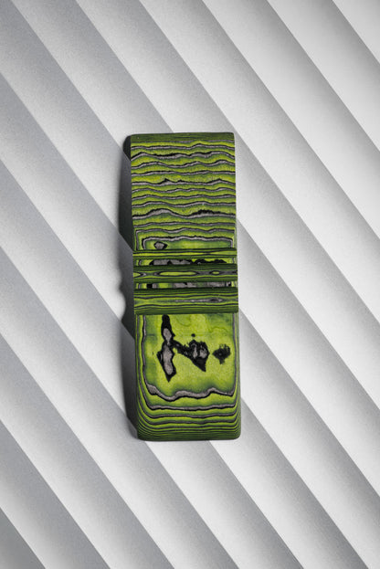 Black, Neon Green (0.5:1) Angle Cut