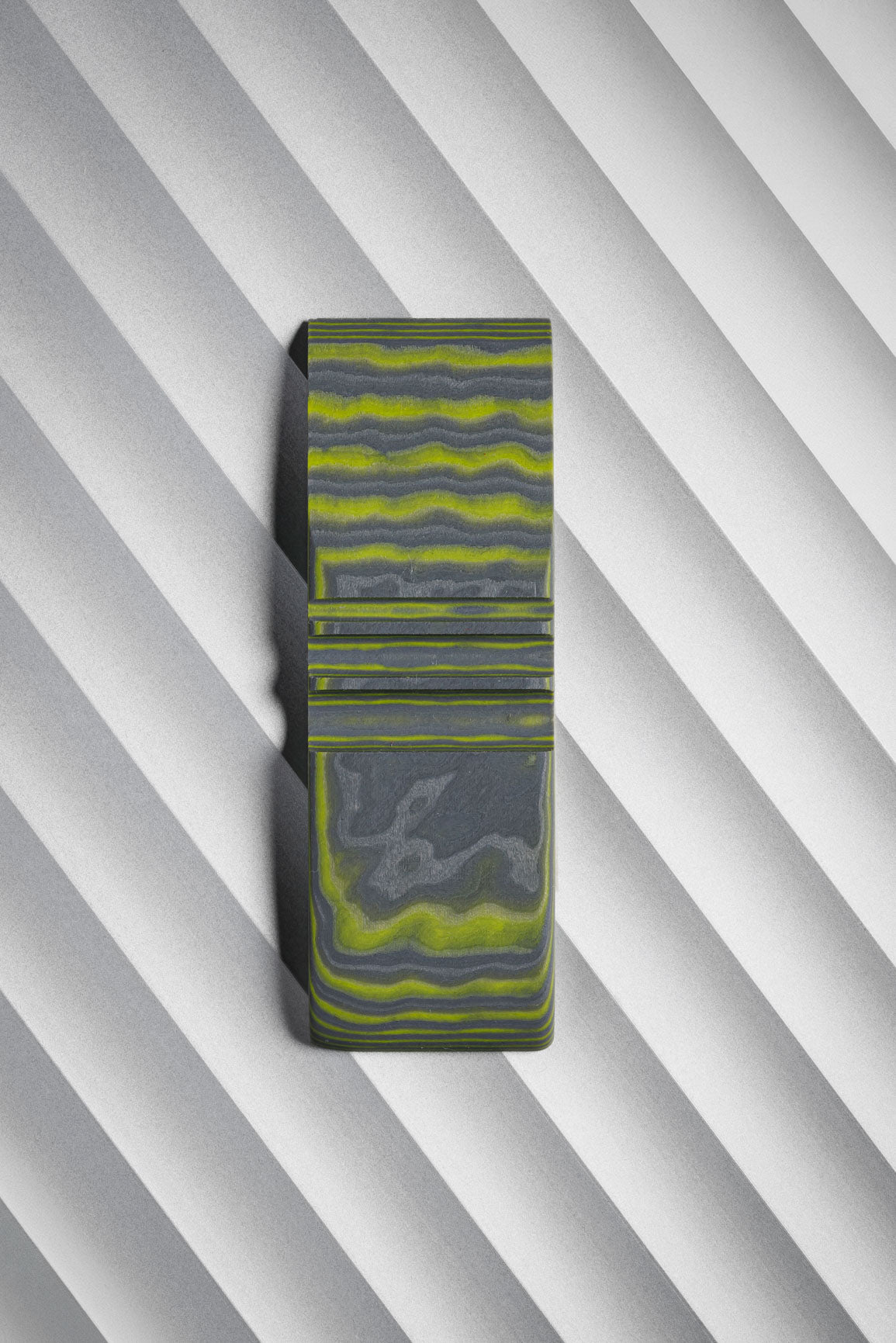 Neon Green, Grey (1:2) Flat