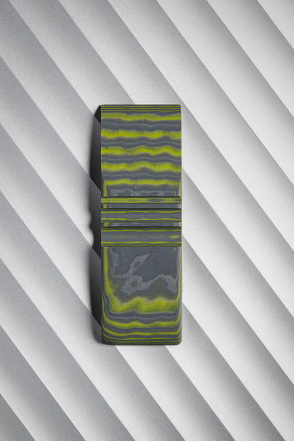 Neon Green, Grey (1:2) Flat