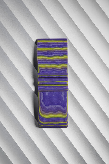 Purple, Neon Green (3:1) Flat