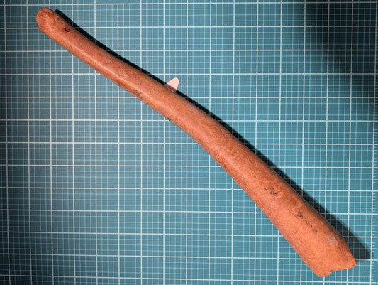 Fossil oosik knife handle material